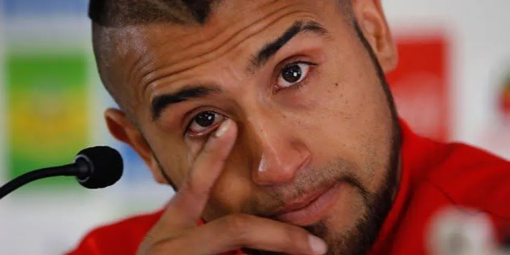 Vidal llorando