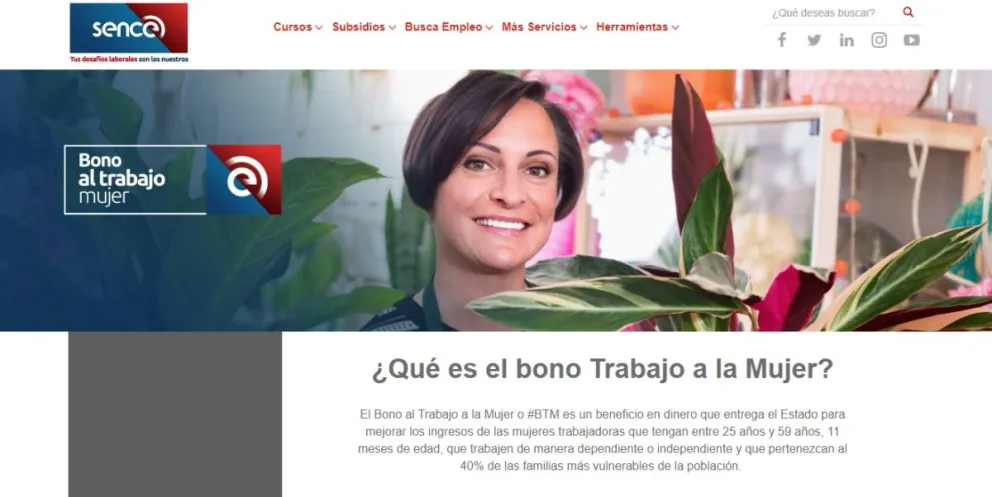 BONO TRABAJO MUJER 2020