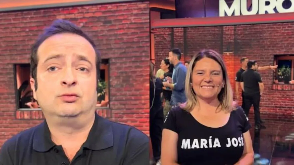 El polémico gesto de "Toto" Acuña contra María José Quiroz tras el debut de "Detrás del Muro"